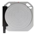 Jeu de deux plateaux pivotants inoxydables 400 * 400 * 55 mm