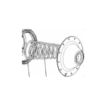 Ressort poumon de détaloneur TWC-521/621